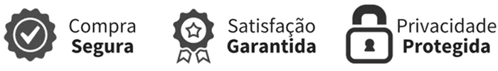 Compra segura · Satisfação garantida · Privacidade protegida